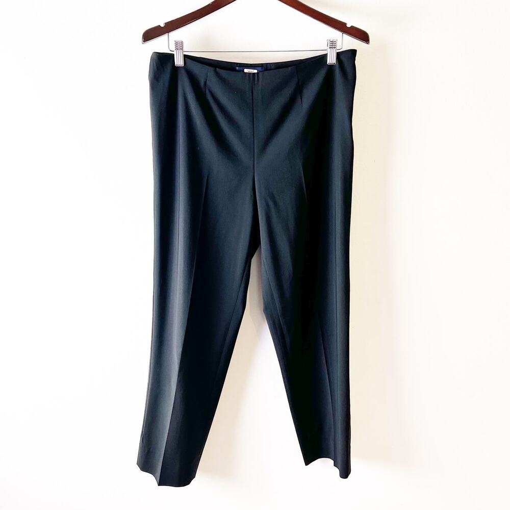 Piazza Sempione US 12 Audrey Pants Stretch Cropped Slim Ankle Black